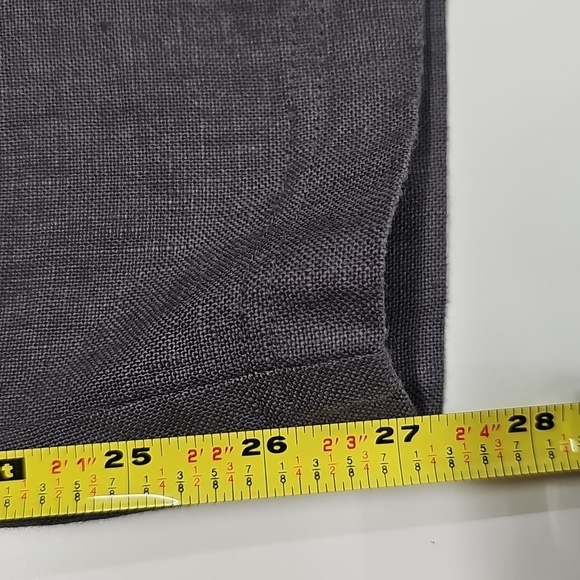 Eileen Fisher Gray Linen Slim Ankle Pant, Size Medium, New - Picture 10 of 10